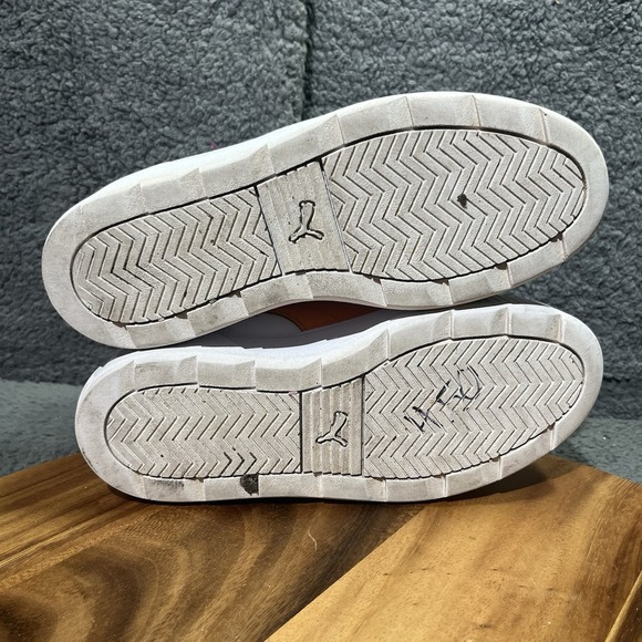 Puma Karmen Rebelle Mid Lace Up Youth‎ Girls White Sneakers Size 5.5 38872903 - Picture 11 of 12